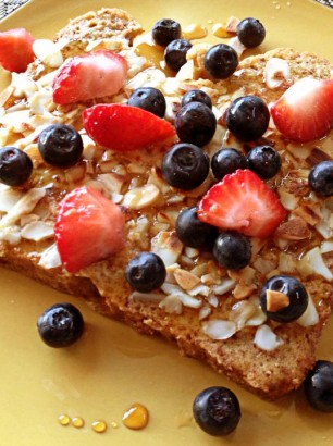 Almond French Toast with Berries