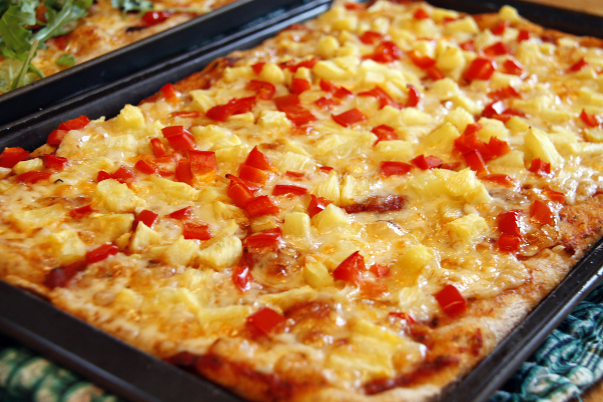 Leon’s easy, “no-knead” pizza dough